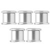 5Pcs Chainring Bolts Lightweight RustProof Easily Install Disc Screw Chainwheel for Mountain Bike Road Bicycle(Silver )