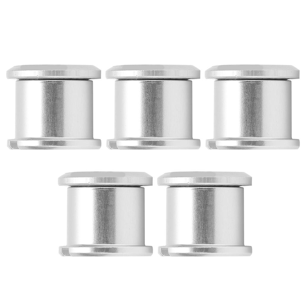 5Pcs Chainring Bolts Lightweight RustProof Easily Install Disc Screw Chainwheel for Mountain Bike Road Bicycle(Silver )