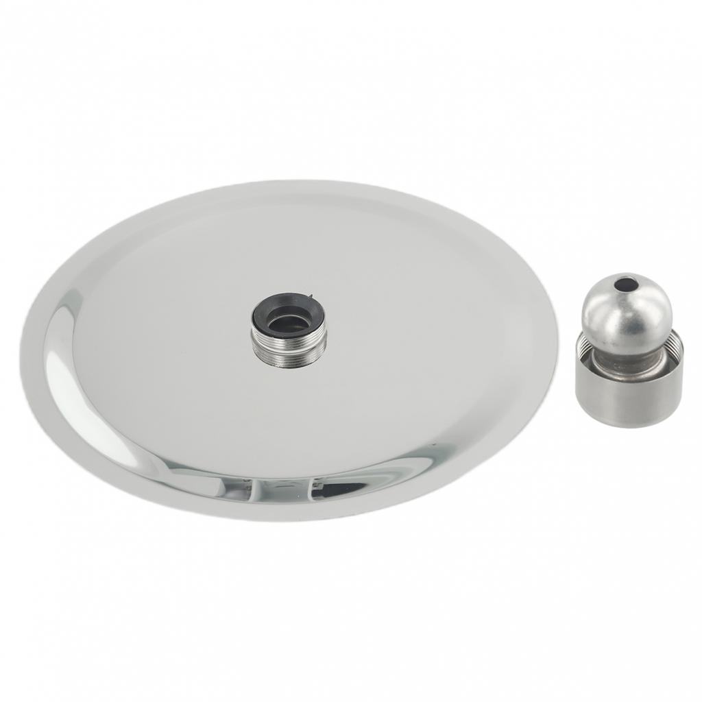 Shower Head Stainless Steel 8" 20 cm Silver Ease of use Long lasting 8 inch