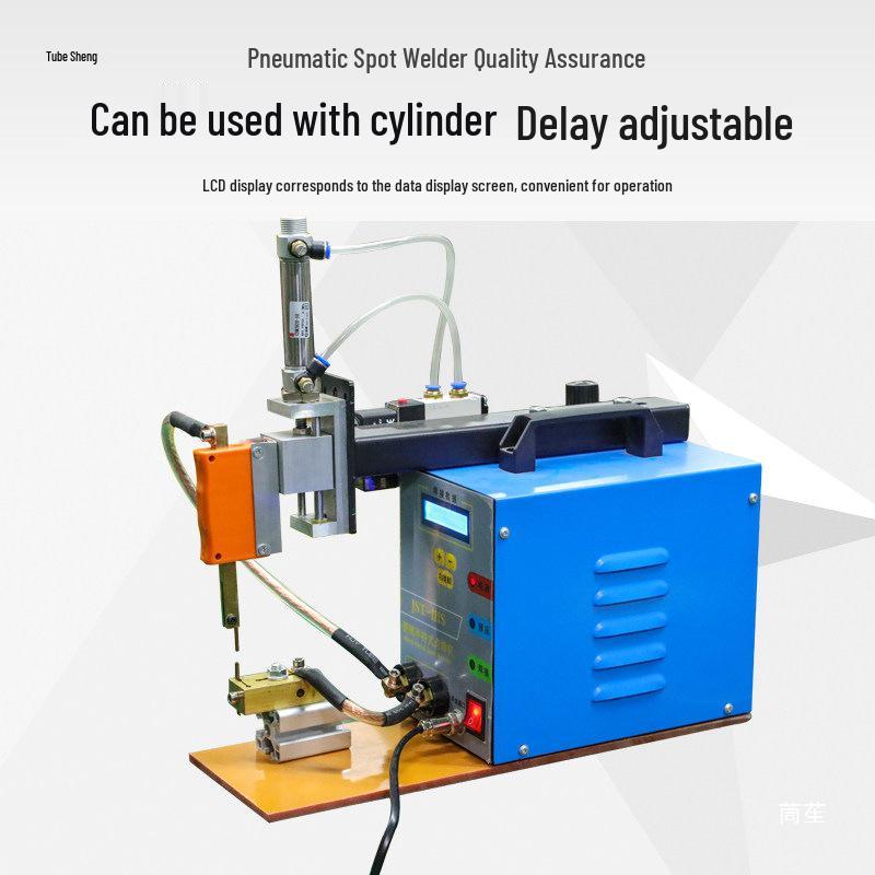 Compact Pneumatic Foot-Operated Resistance Spot Welder for Small Hardware
