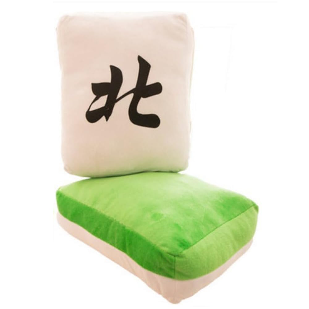 

Mahjong tile cushion, plush pillow, mahjong accessory, backrest, armrest, Yakuman Daisangen, plush, fun (Kita)
