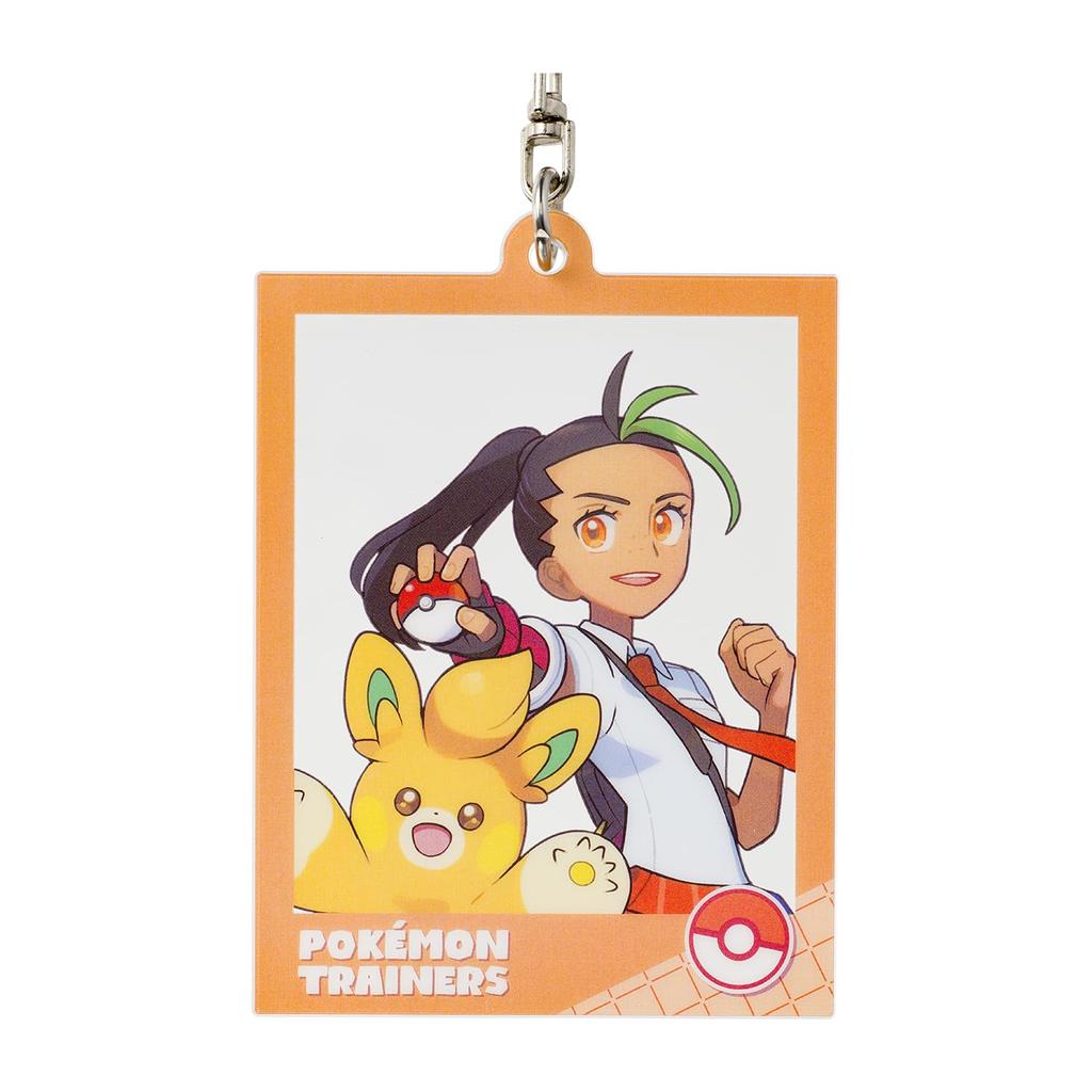 Pokemon Center Original Fotoram Stil Akryl Nyckelring Nemo Pamot TRÄNARE & POKÉMON