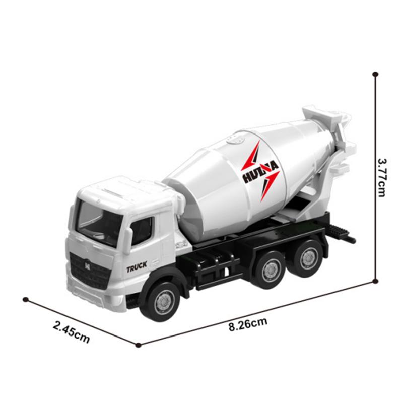 non-toxic Huina 1:80 Alloy Engineering Car Model Excavator Dumper Dump Truck Loader Bulldozer Tractor Collection Toys for Kids Gifts