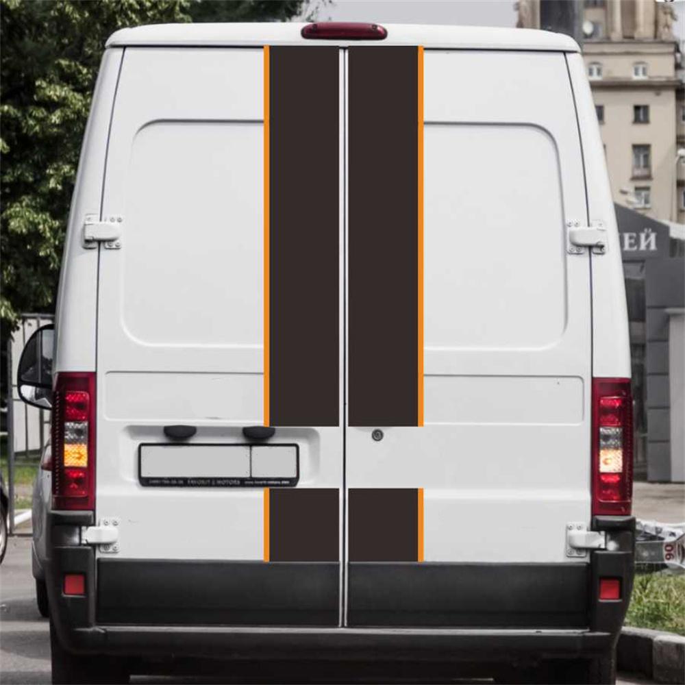 Samolepka na auto Vinyl Racing Stripes Decal vhodný pro auto nebo nákladní auto Van Decor DIY Kit samolepky