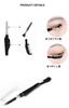 Yesmart Stainless Steel Folding Eyelash Mascara Eyebrow Eyelash Eyebrow Eyebrow Yes107 2-Piece Comb, Comb, Comb, Screw-On Brush, Brush, Brush,