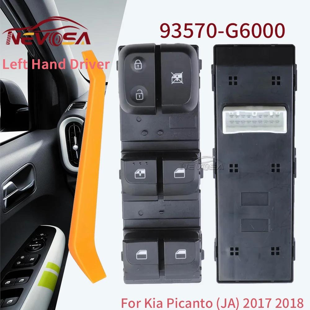 Left Hand Driver For Kia Picanto 2017 2018  Electric Power Window Switch Lifter Button Car 93570G6000 93570-G6000 93570-G6000