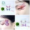 Rikalong Waterproof Glitter Butterfly Tattoo Stickers for Music Festival & Children's Face Makeup