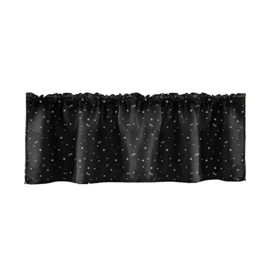 Sterne-Druck, einfarbig, für Küche, kurzer Vorhang, Fenster-Volant, Drape, Heimdekoration
