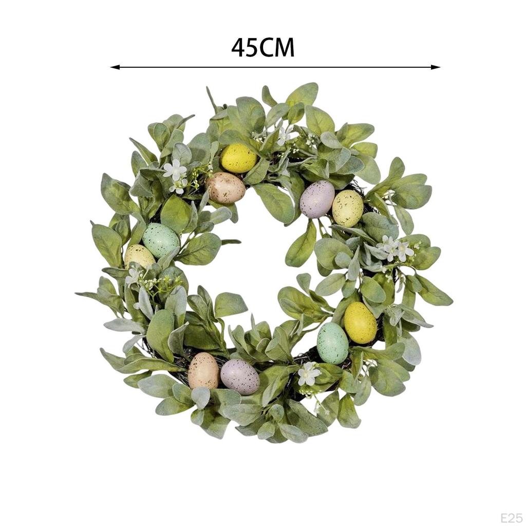 Bliss: Vibrant Easter Egg Wreath for Indoor and Outdoor Festivities