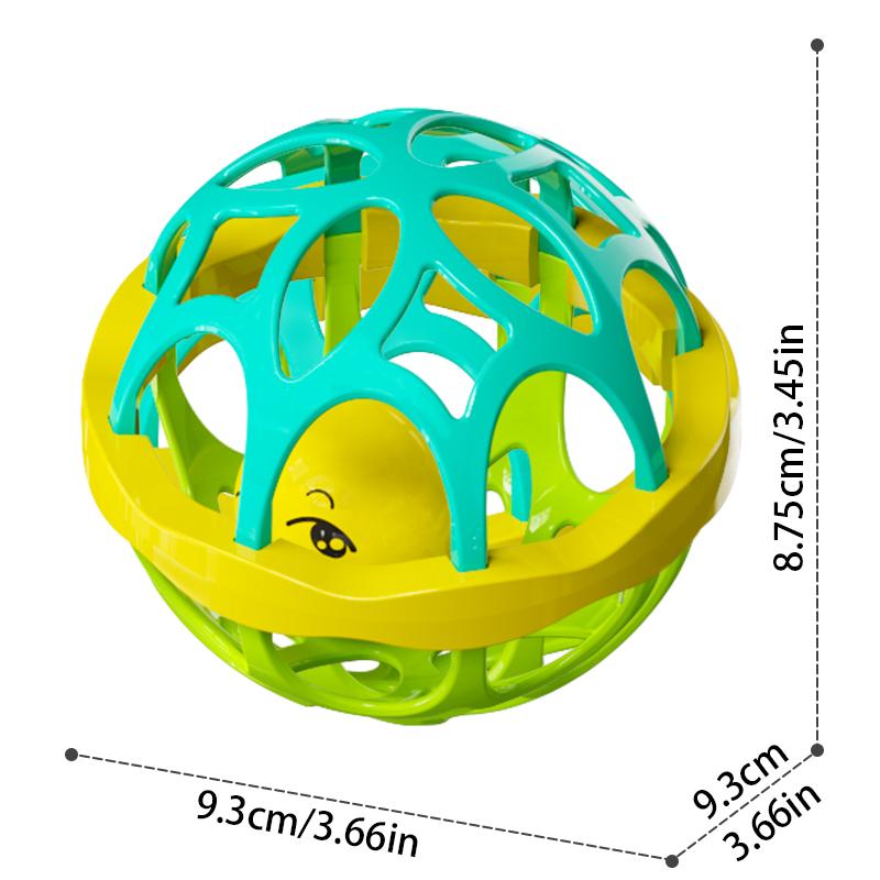 3/1pcs Baby Toddler Double-headed Hand Rattles Soothing Hand Grip Rattles Playthings Infant Rattle Infant Nibbling Playthings Infant Playthings