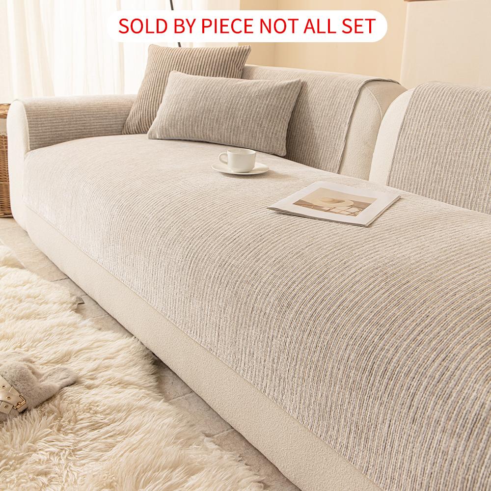 Season-Universal Sofa Cushion Modern Minimalist Anti-Slip Furniture Protector Cover Sofa Cover Cushion For Living Room 70x70cm хаки