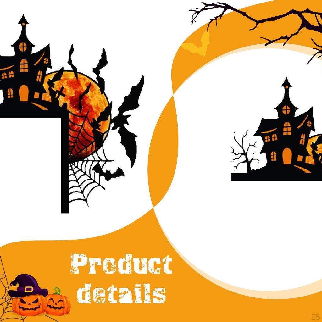 Halloween Wall Sticker Decal Fashion Scary Home Bathroom Window