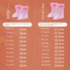 "Children's Thickened Removable Velvet Rain Boot Liners for Autumn and Winter"