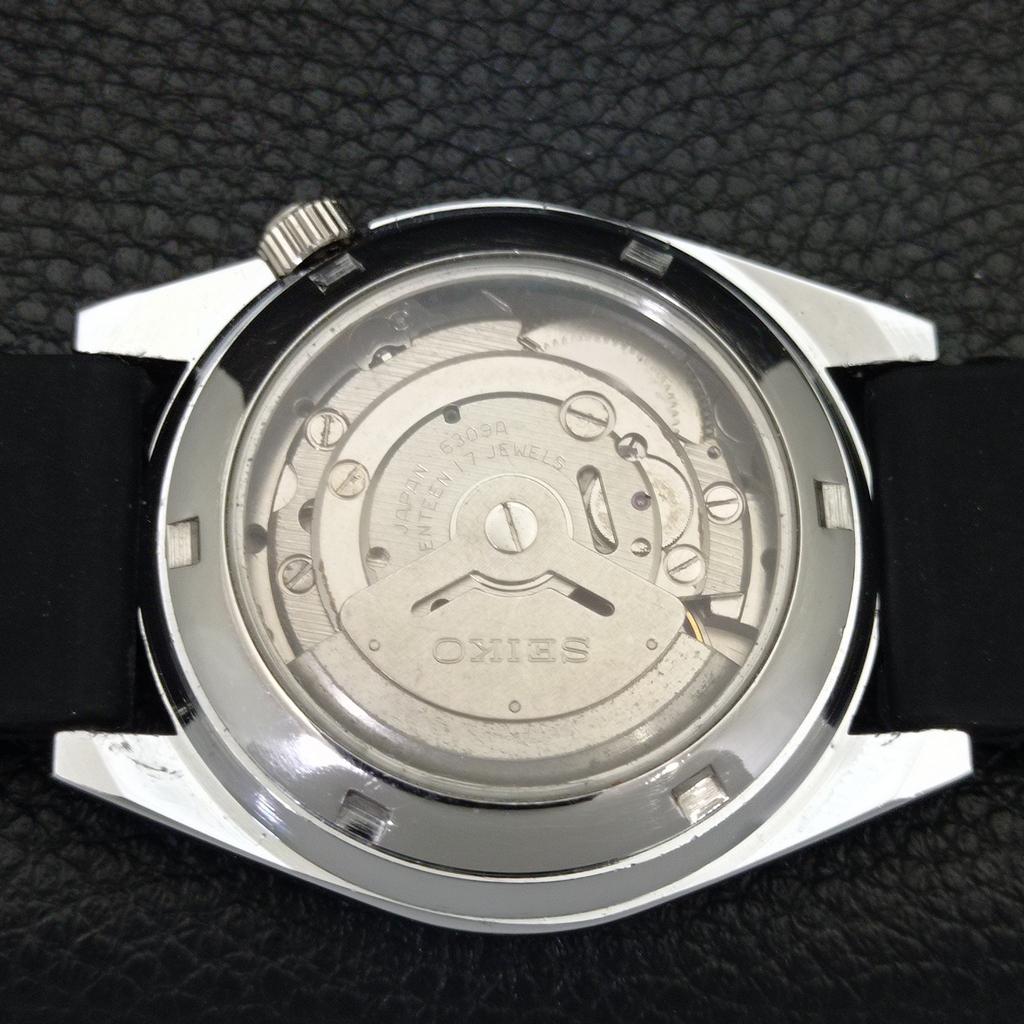 AUTOMATIC VINTAGE REFURBISHED SEIKO 5 6309A JAPAN MENS SILVER WATCH A441099-4 Sk-a441099