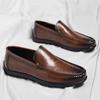 Fashion 2025 Autumn New Designer Loafers Shoes for Men Fashion Casual Solid Color Soft Sole Leather Men's Shoes