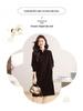 Women's Spring/Autumn Corduroy Long Sleeve Shirt Dress - Slimming, Age-Reducing Fit