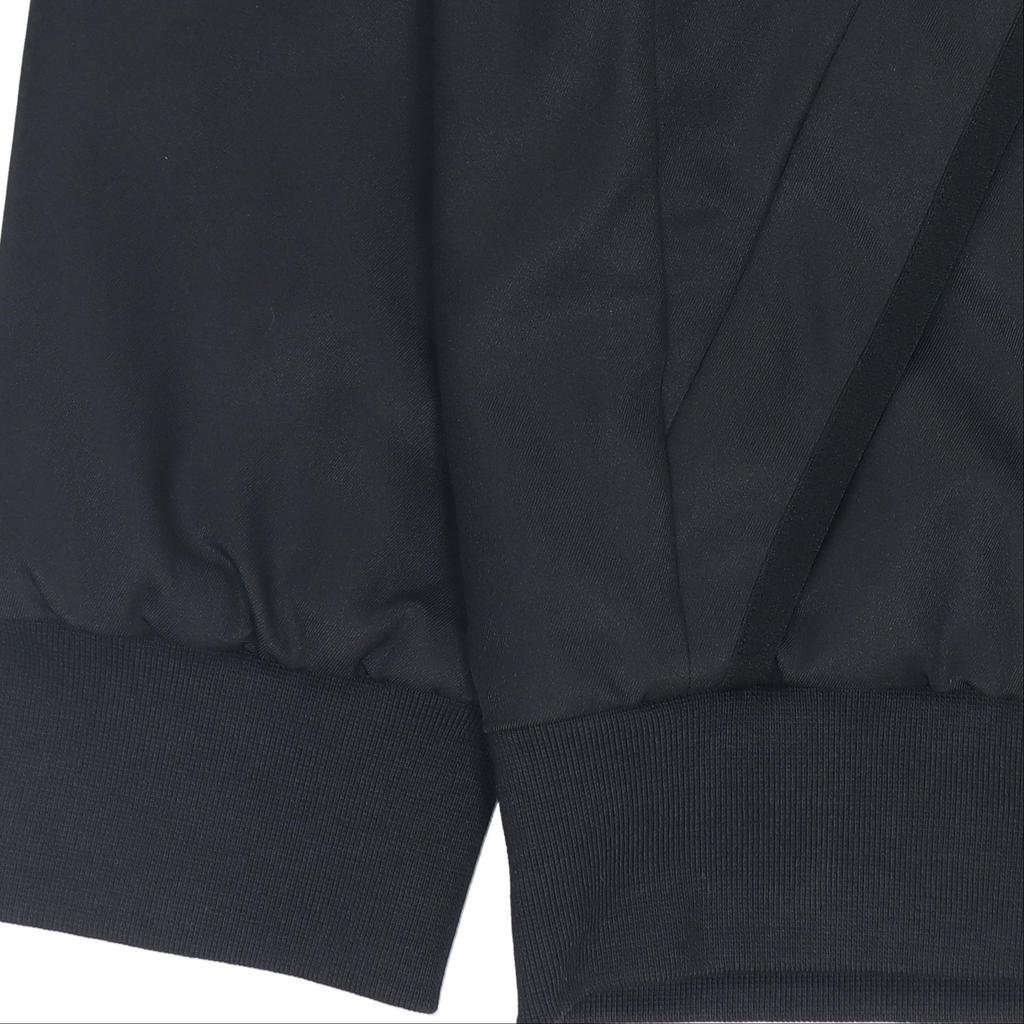 Adidas Fleece-Lined Warm-Up Jacket With Logo Print Men Outerwear Black GP0975