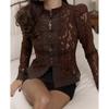 Sommer Neues Damen Slim Fit Hemd, Mode Elegante Pendler Spitze Häkeln Mandarin Kragen Bluse, Heiß Verkauft Europäisch Amerikanischer Stil Top