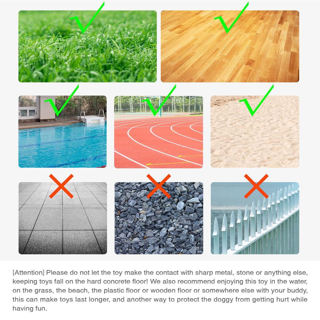 FPQ-01 Dot Saucer Ball Toy Pet Gift Interactive Flying Throwing Disc Ball with Ropes (BPA Free,CPC/FDA/RoHS Certified)