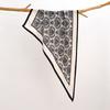 Retro Cotton and Linen Feel Triangular Silk Scarf Women's Four-season Versatile Neck Protection Scarf Headscarf Commuting Accessories Scarf