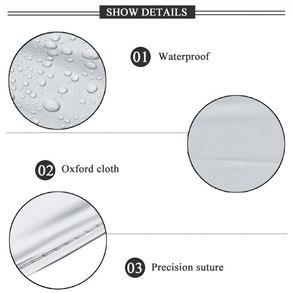 Black Pool Table Cover Oxford Cloth Protective Case Billiard Table Cover Indoor Outdoor Use