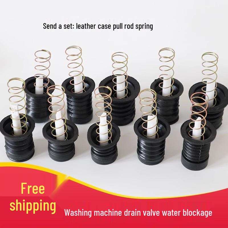 Semi-Automatic Double Tub Washing Machine Drain Valve & Plug Kit Hook Only