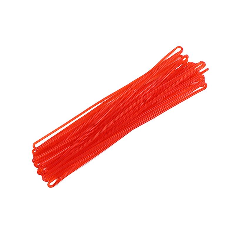 50Pcs Travel Tags Plastic Bag Loops Colorful Luggage Id Label Strap Holder Lanyard Portable Travel Accessories