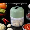 Food Processor Mini Electric Garlic Crusher With Usb Rechargeable For Home Kitchen Use
