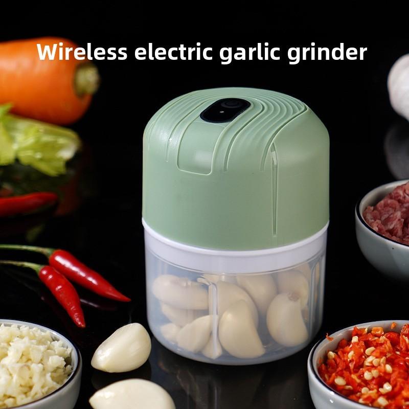 Food Processor Mini Electric Garlic Crusher With Usb Rechargeable For Home Kitchen Use