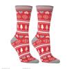 Xmas Gift Cotton Knit Novelty Christmas Socks Man Woman Lady Santa Stockings Santa Claus