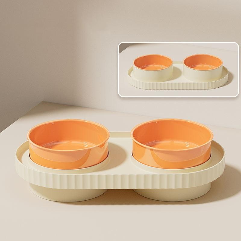 Creativity Anti-Spill Cat Bowl Feeding Water Protecting Cervical Spine Anti Splash Feeding Cats Dogs Bowl Pet Feeding Supplies