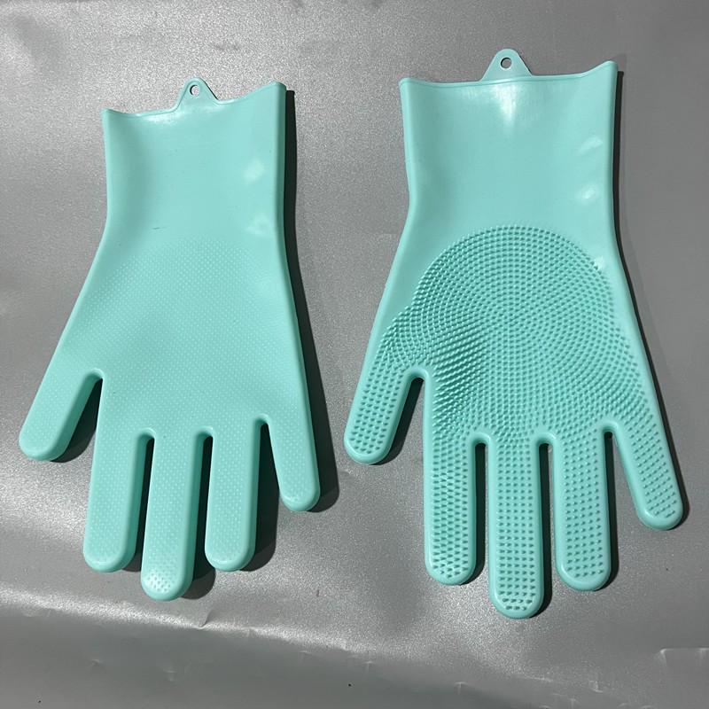 Multifunctional Silicone Dishwashing and Housework Gloves - Heat-Resistant Magic Cleaning Gloves