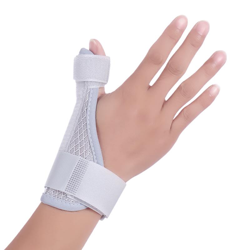 

Thumb and Finger Fixation Strap for Hand Fracture and Sprain Rehabilitation. One Size світло-сірий колір