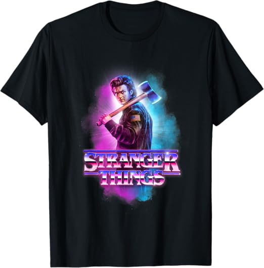 Stranger Things Steve Harrington Metal Burst T-Shirt 120