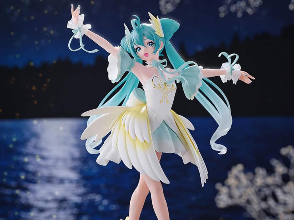 BANPRESTO Hatsune Miku Evolve Classical Tuning Swan Lake 21cm BP89921P Multicolor Collectible Figure Perfect for Anime Fans