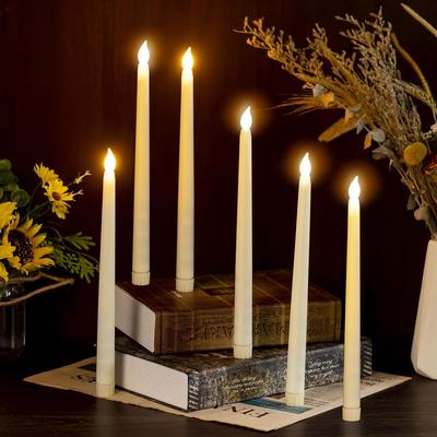 Candele Senza Fiamma a Batteria Grandi Luci di Candela LED Luce Calda Lampade a Candela per Casa Natale Halloween Decorazione per Feste