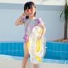 Thickened Sequin Flower Swimming  Seat Swim Ring For  Child Beginners