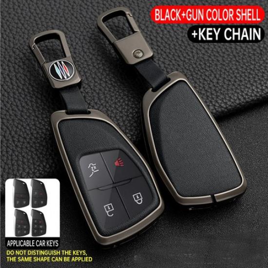 1Pc Zinc Alloy Remote Key Fob Cover Case For Chevy Suburban Silverado Tahoe