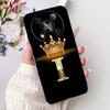 For ITEL RS4 2025 Fashion Crown Letter Phone Case For Itel RS4 S666LN Black Silicone Soft TPU Cases Bumpers