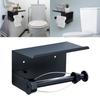 Stainless Steel Toilet Paper Roll Holder Wall Mounted Paper Towel Rack  Bathroom Storage