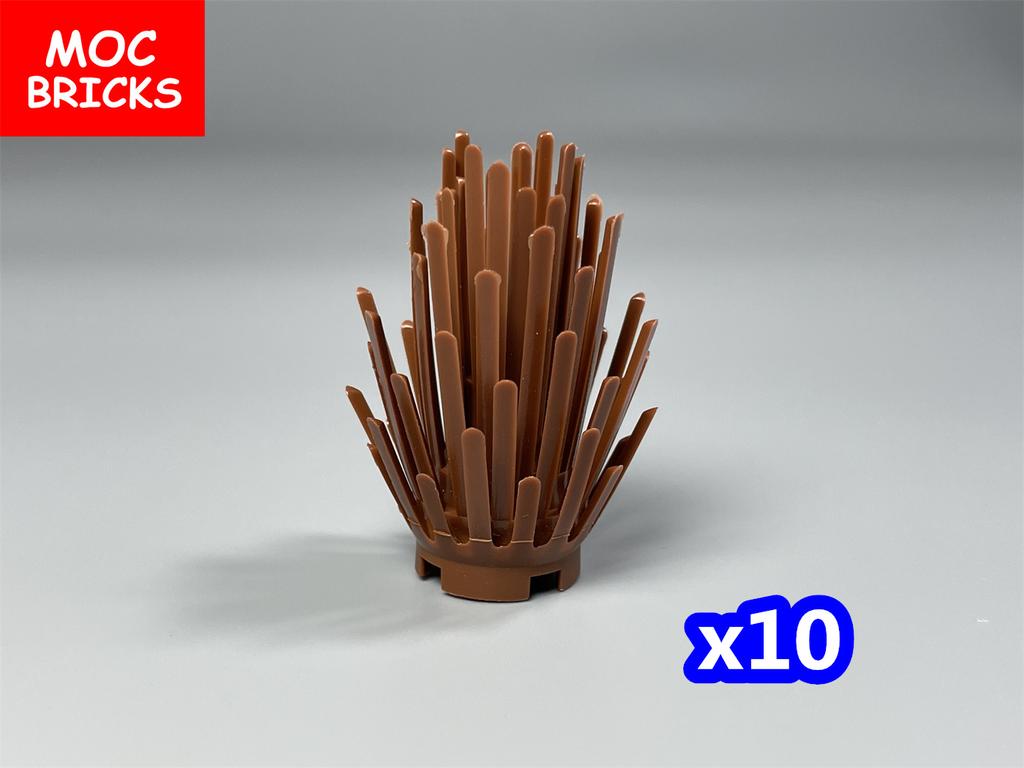 Non-Toxic Moc Bricks Bush Shrubbery City House Accessories Plant Tree Pine Shrub Assembled Particles Children'S Dolls Kids Toys