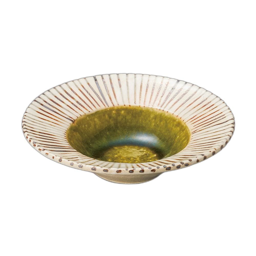 

Shino Jugusa Oribe Nakaochi Mukou Mukou Zuke 5.5 [16×4cm]