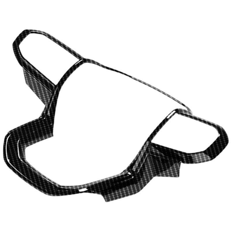 Button Accent Steering Wheel Trim Car Interior Decoration ABS Material Easy To tall Non-deforming Wear Resistant