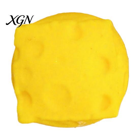 Stress Relief Cheese Toy Flour Filling Squeeze Yellow Cube Fidget Relaxation Simulated Sensory Soft Ball Anxiety