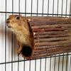 1pc Parrot Hideaway Swing Toy Wood Bendy Long Suspension Bridge Ladder Toys for Pet Hamster Climbing Chews Toys Cage Hanging Toy