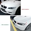 For BMW E92 E93 2Pcs ABS Gloss Headlight Eyebrows Eyelids 3 Series 325i 330i 330d 335i 335d Pre-LCI 3D Stickers Car Accessories