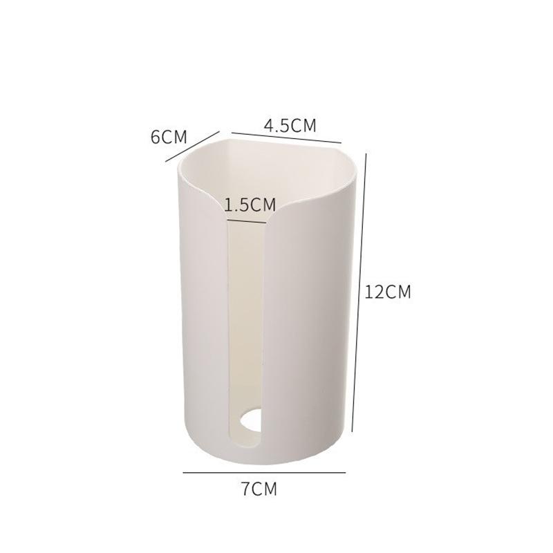 

Организация кухонного хранения Пластиковый ящик для хранения мусорных мешков Настенный ящик для хранения Съемный ящик для хранения мусорных мешков белый