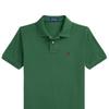 Polo Ralph Lauren Polo Shirt Solid Color Logo Embroidery Button Short Sleeve Kids Tops Green 323703632-181