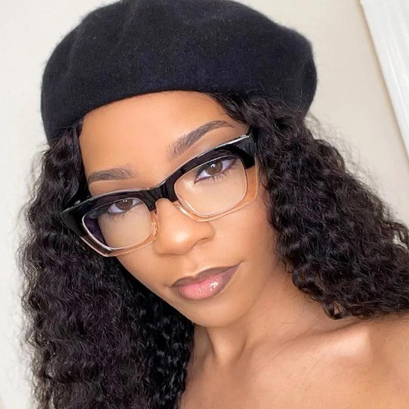 New Anti Blue Light Glasses for Women Fashionable Decoration Cat Eyes Eyeglass Retro Color Computer Eyewear Luxurious Design