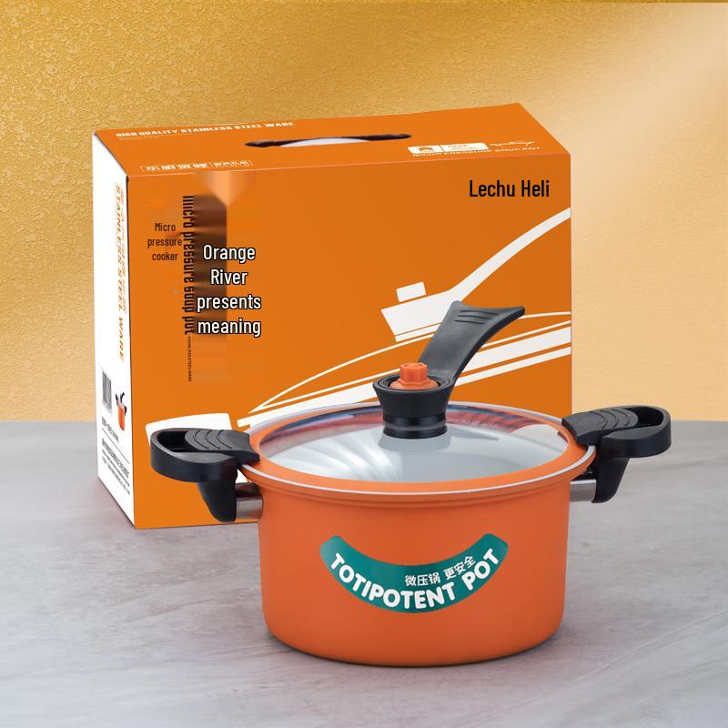 Lechu Heli 410 Stainless Steel Micro Pressure Cooker